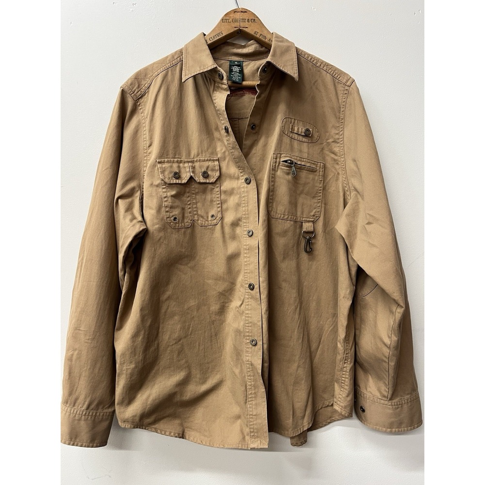 Vintage 90s Ralph Lauren Shirt Womens Xl Dry Goods Fly Fishing Utility Outdoor
